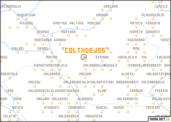 map of Colţii de Jos