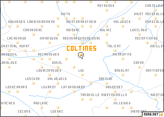 map of Coltines
