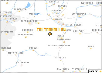 map of Colton Hollow