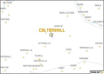 map of Coltons Mill