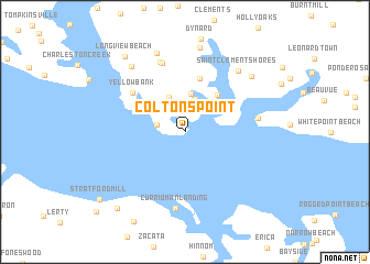 map of Coltons Point