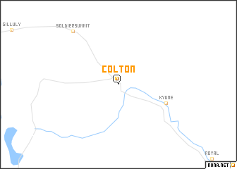 map of Colton