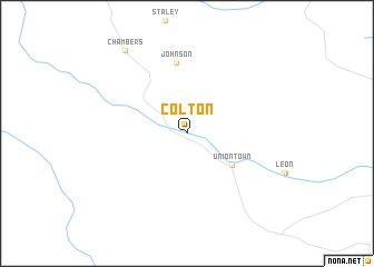 map of Colton