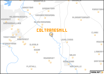 map of Coltranes Mill