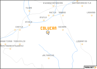 map of Colucán