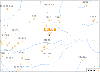 map of Colúè
