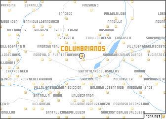 map of Columbrianos