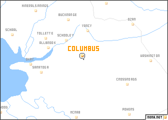 map of Columbus