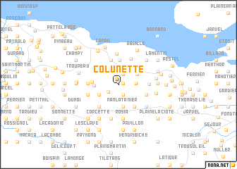 map of Colunette