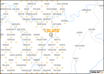 map of Co Lũng