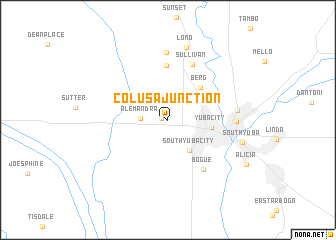 map of Colusa Junction