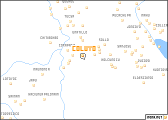 map of Coluyo