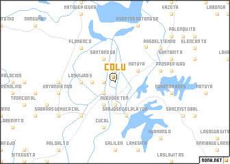 map of Colú