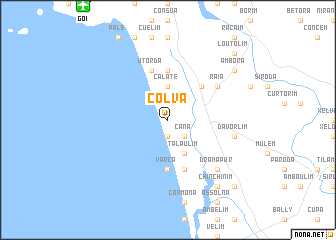 map of Colva