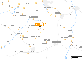 map of Colver