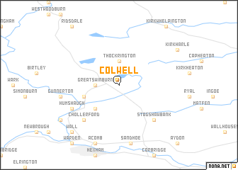 map of Colwell