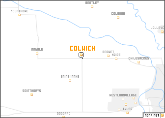 map of Colwich