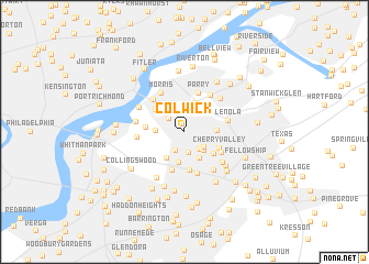 map of Colwick