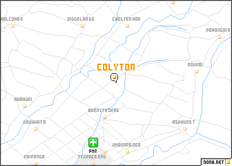 map of Colyton