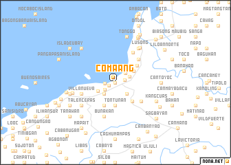 map of Comaang