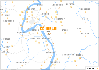 map of Comablam