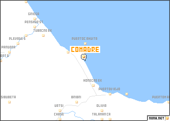 map of Comadre