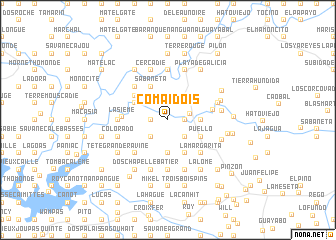 map of Comaidois