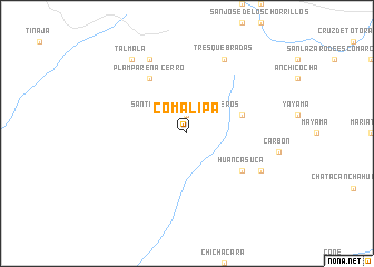 map of Comalipa