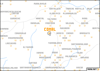 map of Comal