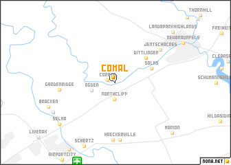 map of Comal