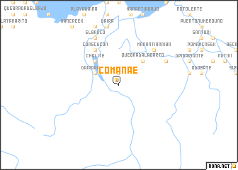 map of Comanae