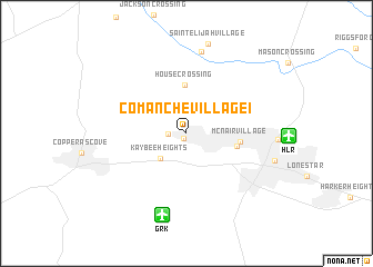 map of Comanche Village I