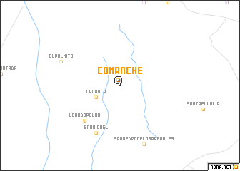 map of Comanche