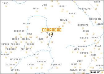 map of Comandag