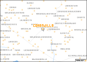 map of Comanjilla