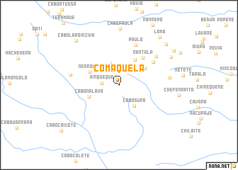 map of Comaquela