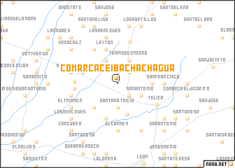 map of Comarca Ceiba Chachagua