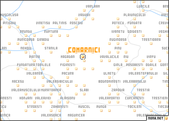 map of Comarnici