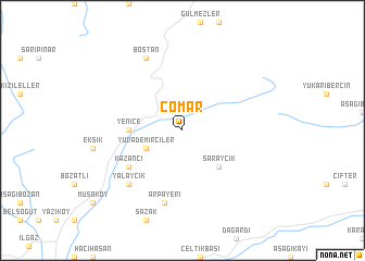map of Çomar