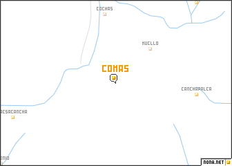 map of Comas