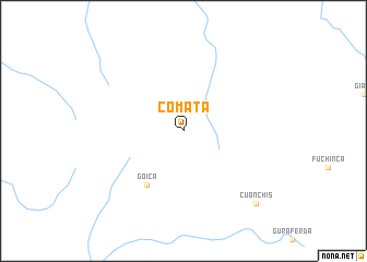 map of Comata