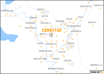 map of Çomaxtur
