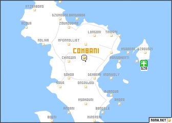 map of Combani