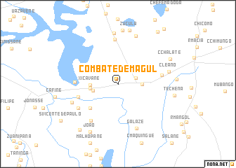 map of Combate de Magul