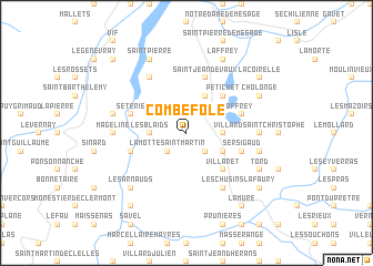 map of Combefole