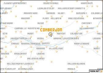 map of Comberjon