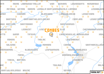 map of Combes