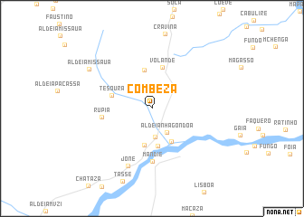 map of Combeza