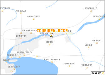 map of Combined Locks