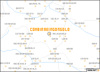 map of Combira e Ingongolo